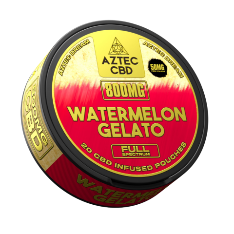 Aztec 600mg  C B D  Watermelon  Gelato  Pouches